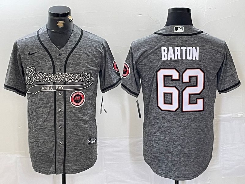 Men Tampa Bay Buccaneers 62 Barton Grey Joint Name 2024 Nike Limited NFL Jersey style 3